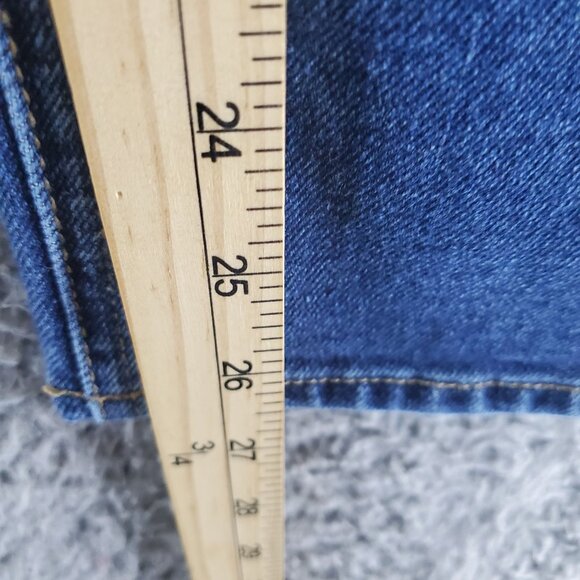 Seven7 Jeans Womens Size 14 Blue Slim Straight Stretch Denim Classic - Picture 6 of 11